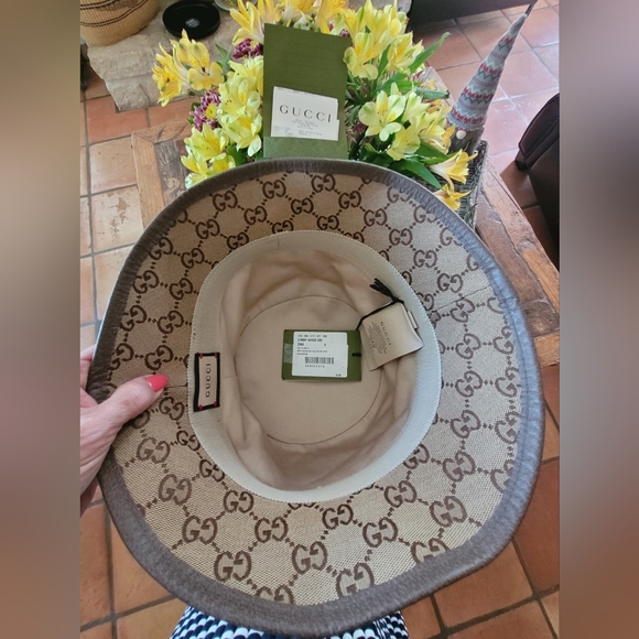 Gucci Canvas Bucket Hat - Picture 4 of 5